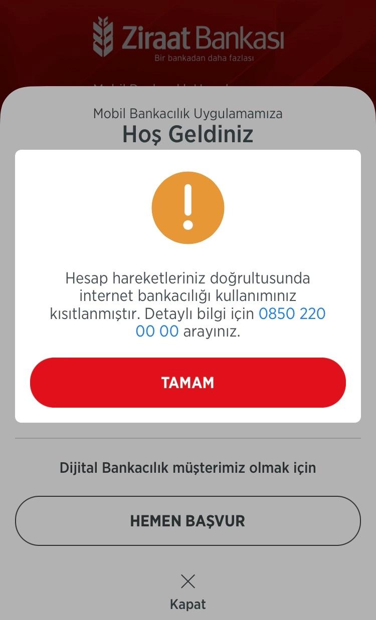 Ziraat Bankas Hesap Hareketleri K S Tlanmas Ikayetvar