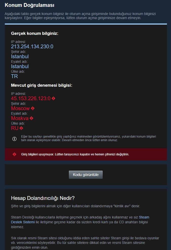 Twitch Üzerinden Aldığım Kod İle Steam Hesabım Başkasının Eline Geçti