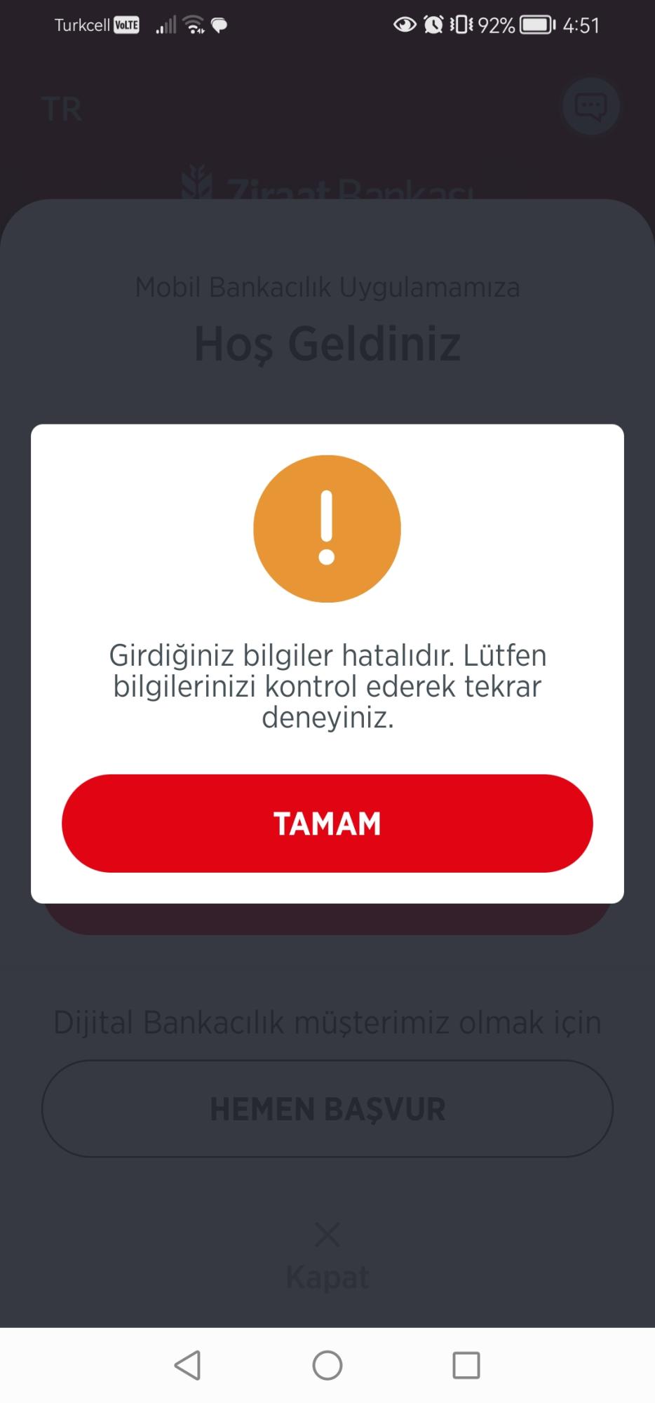 Ziraat Bankas Ziraat Uygulamas Na Girilemiyor Ikayetvar