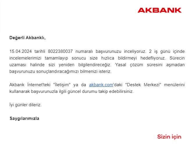 Akbank Haks Z Faiz Kazanc Ikayetvar