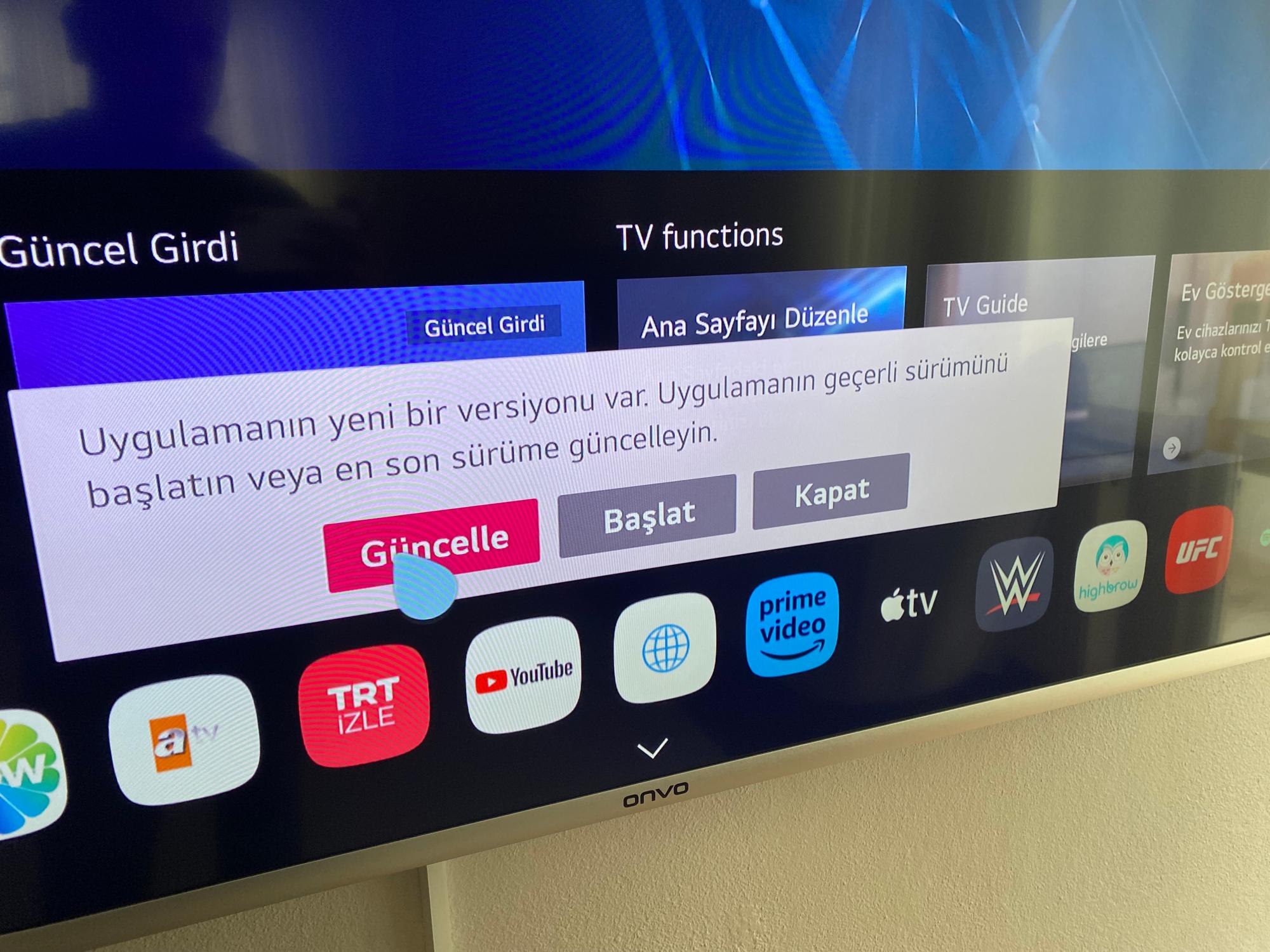 Onvo Smart Tv Yaz L M G Ncelleme Sorunu Ikayetvar