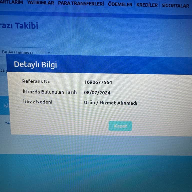 Yapı Kredi Bankası Otomatik Ödeme Talimatlı Faturamı Ödemedi Şikayetvar