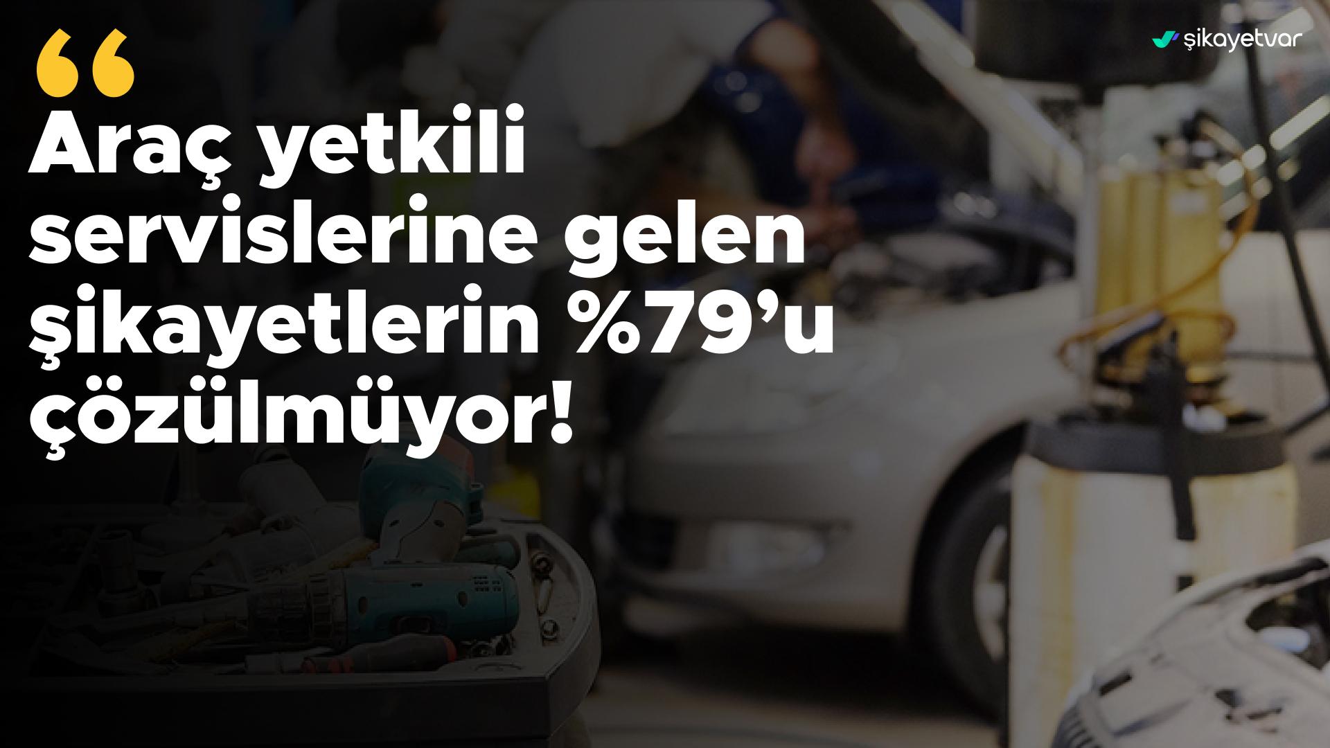 Araç Yetkili Servislerine Gelen Şikayetler Artıyor: Şikayetçilerin %79’u çözümden memnun değil!