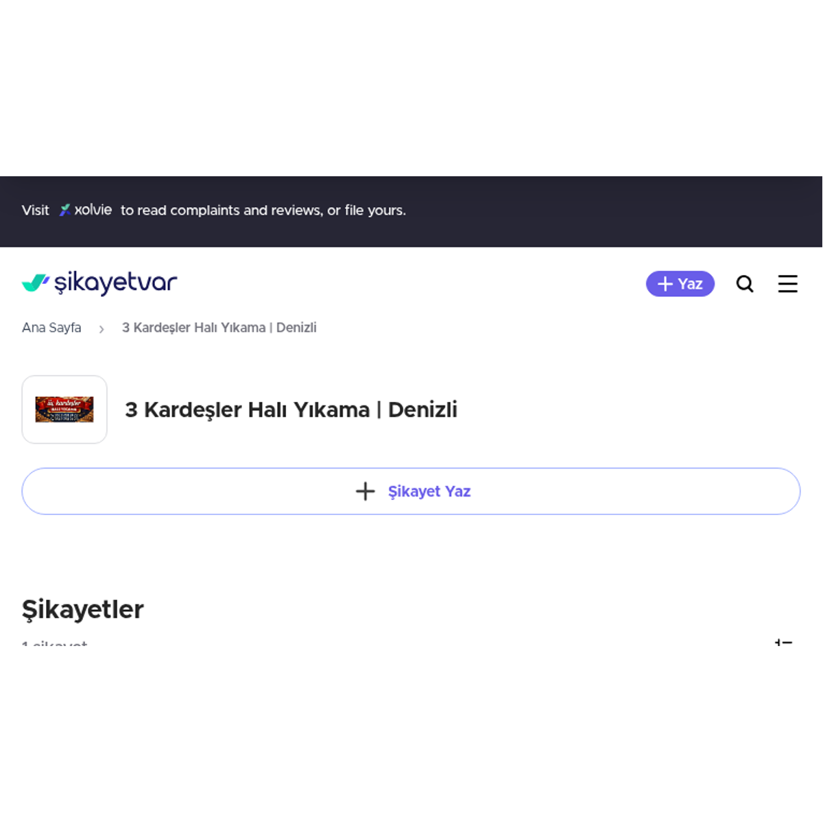 3 Kardeşler Halı Yıkama | Denizli Şikayet ve Yorumları - Şikayetvar