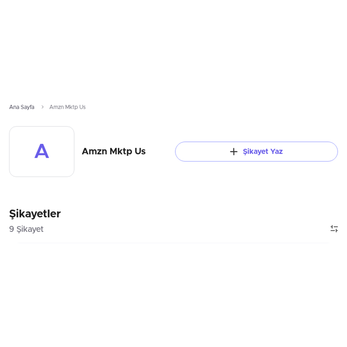Amzn Mktp Us - Şikayetvar