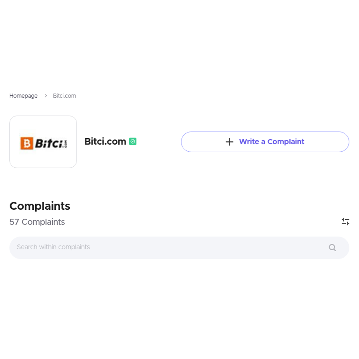 Bitci.com Read Customer Complaints and Reviews - 2/3 - Xolvie