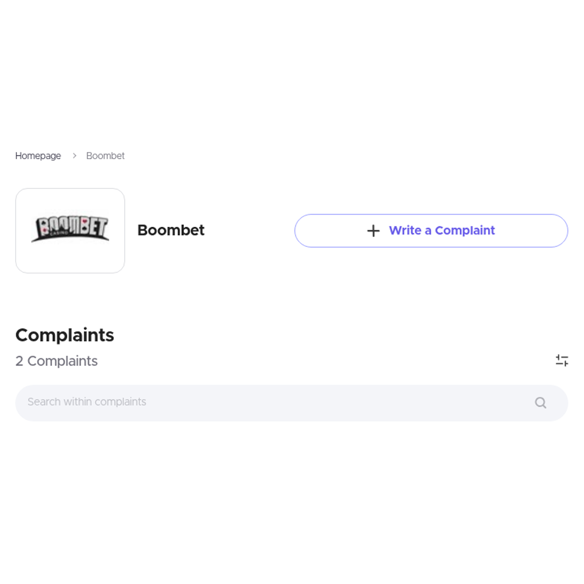 BoomBet Casino Image