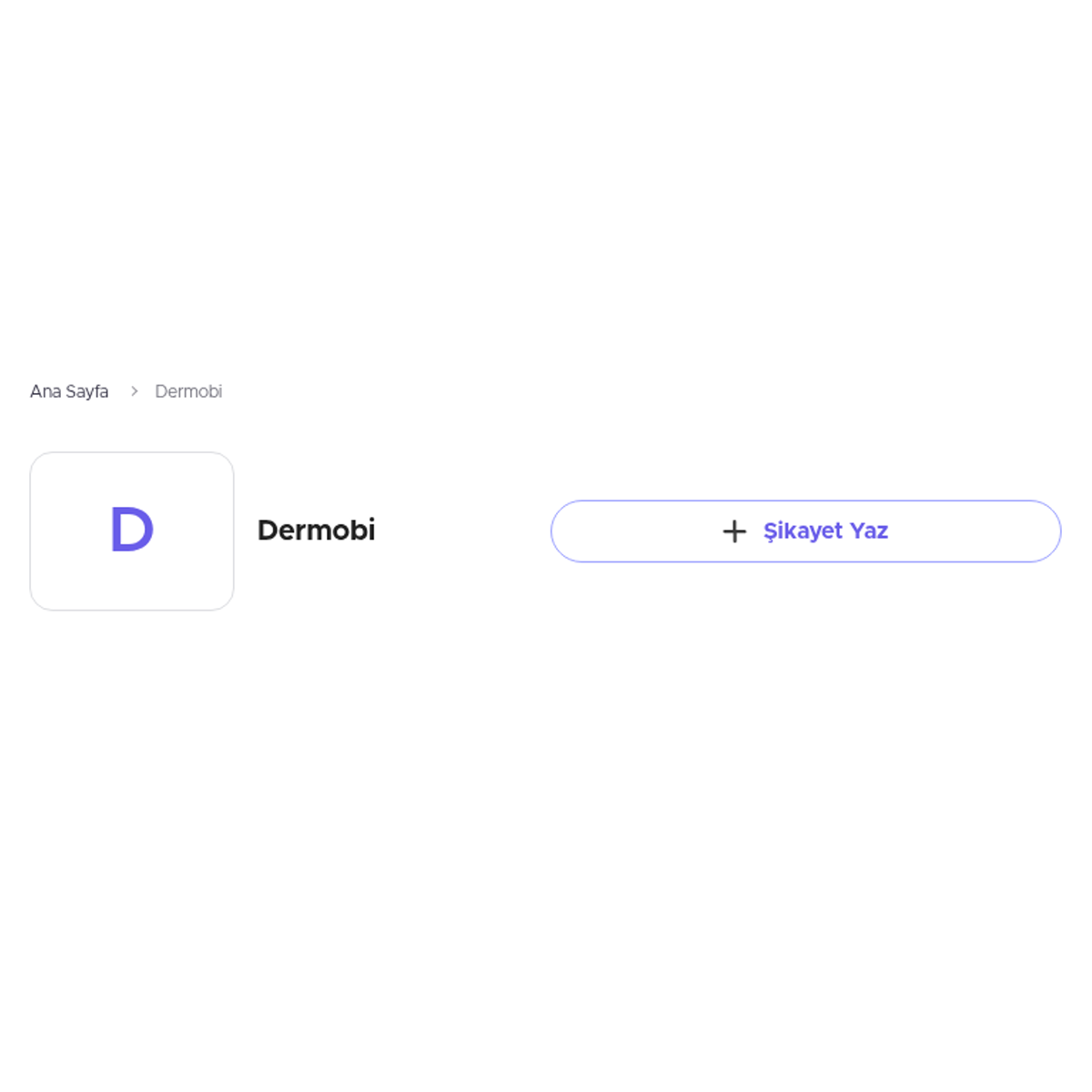 dermobi sikayetvar