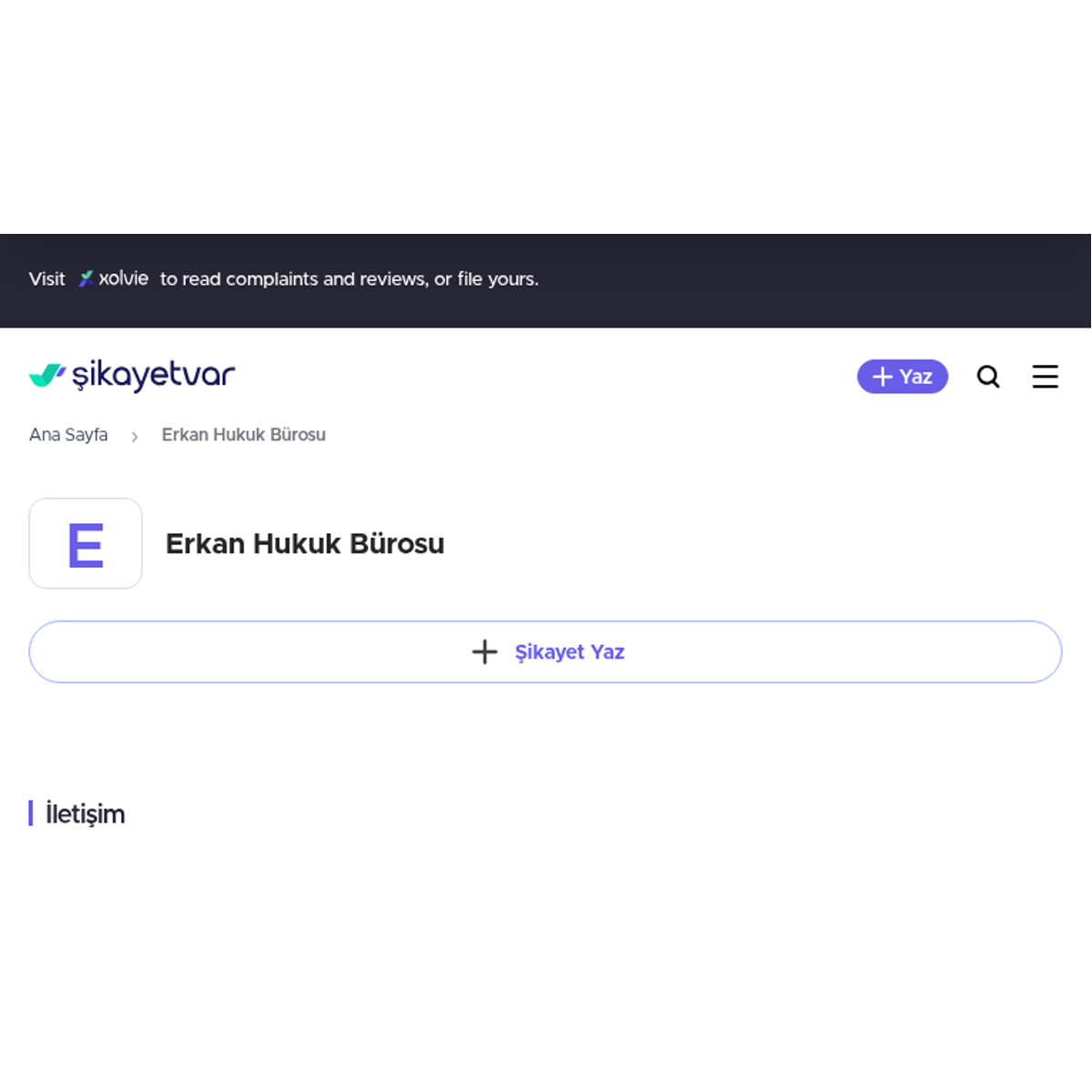 Erkan Hukuk Bürosu Şikayet ve Yorumları - Şikayetvar