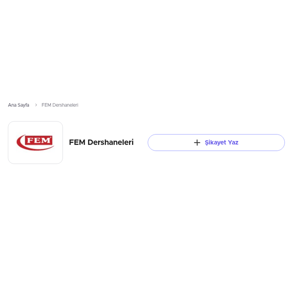 Fem Dershaneleri Sikayetvar Fem Dershaneleri Sikayetvar