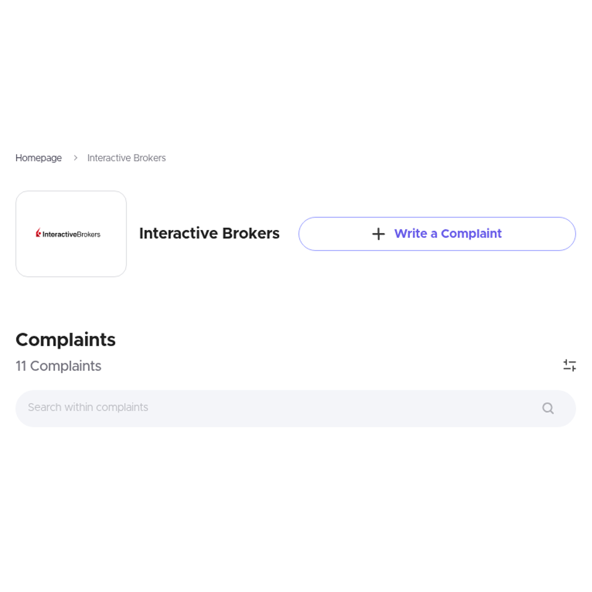 Interactive Brokers Read Customer Complaints and Reviews - Xolvie