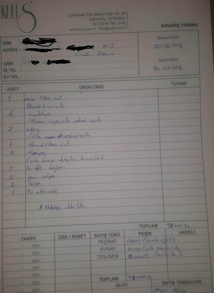 Kulis Mobilya Ve Dekorasyon
