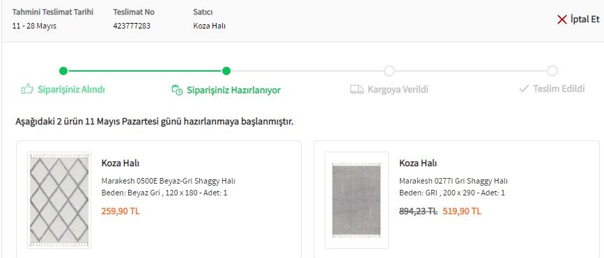 Payidar Hali Payidar Krem Siyah Cizgili Shaggy Hali G0276m Trendyol