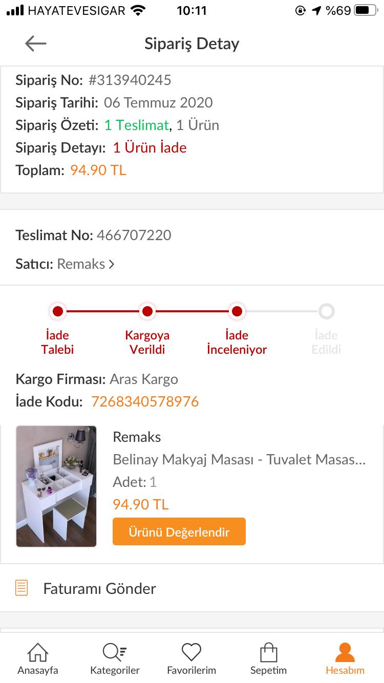 Remaks Retro Komodin Mese Trendyol