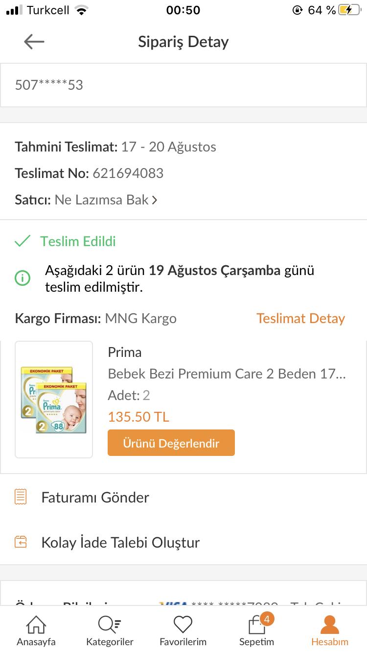 Prima Premium Care 1 Numara 92 X 2 184 Adet Bebek Bezi Fiyati