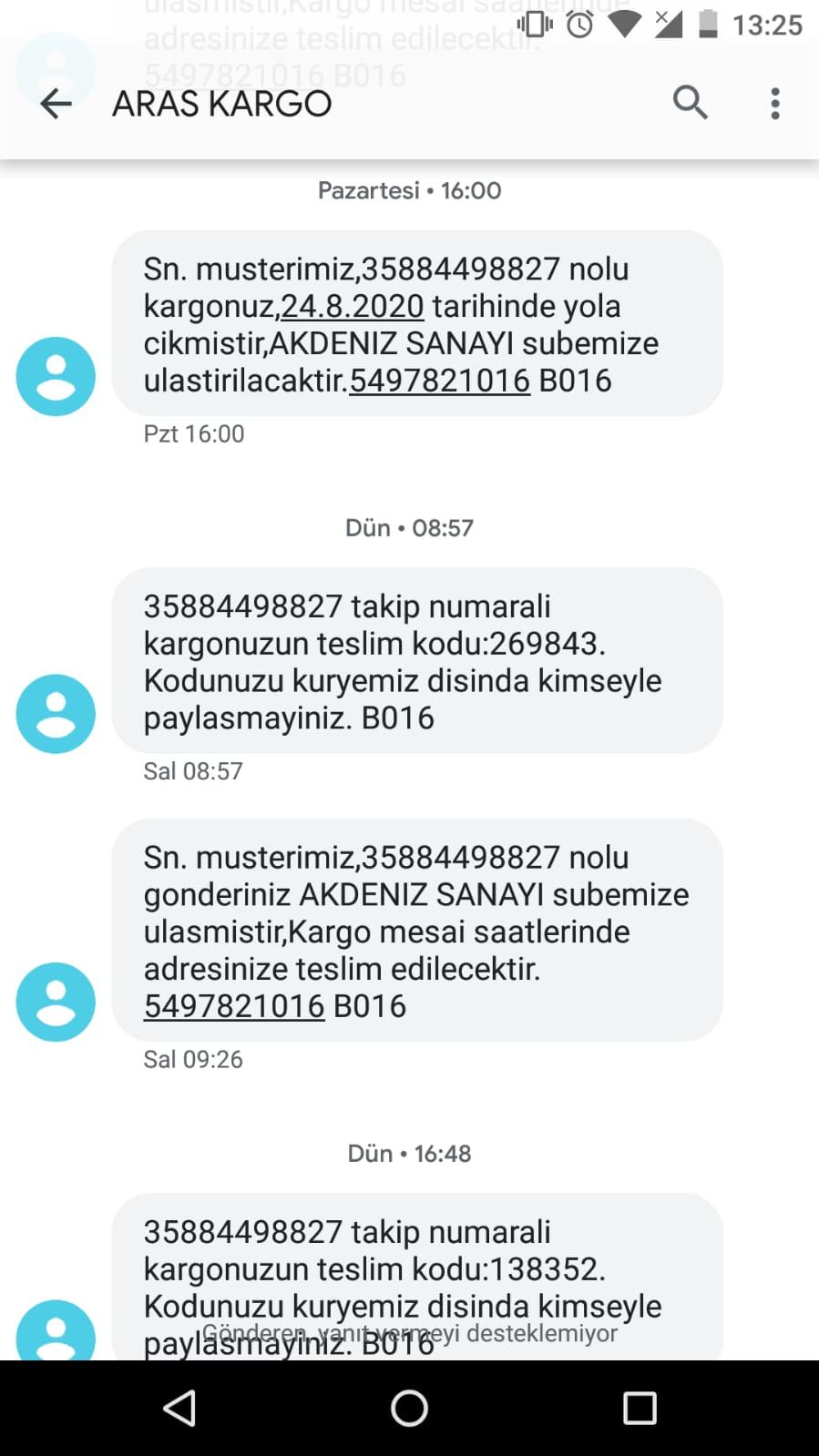 Aras Kargo Sirinyer Subesi Izmir Buca