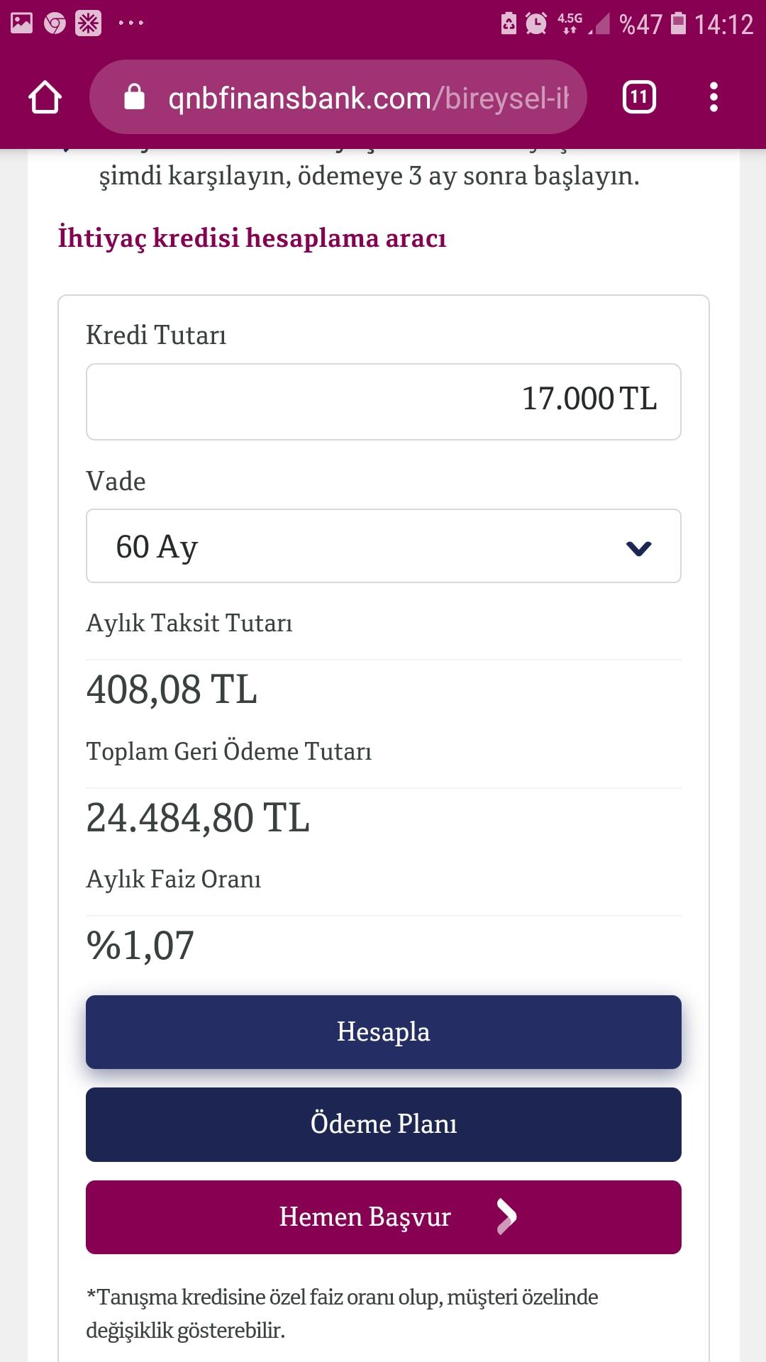 Taksitli Nakit Avans Hesaplama Kredi Karti Hangikredi Com