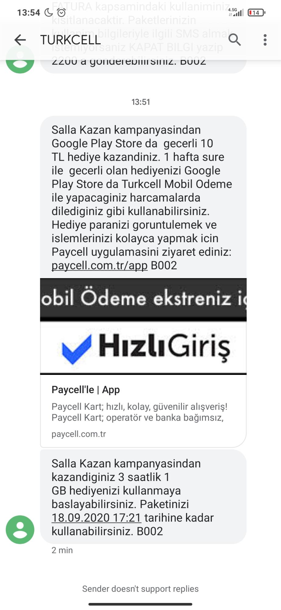 Turkcell Den Google Play Store Da Gecerli 15tl Hediye