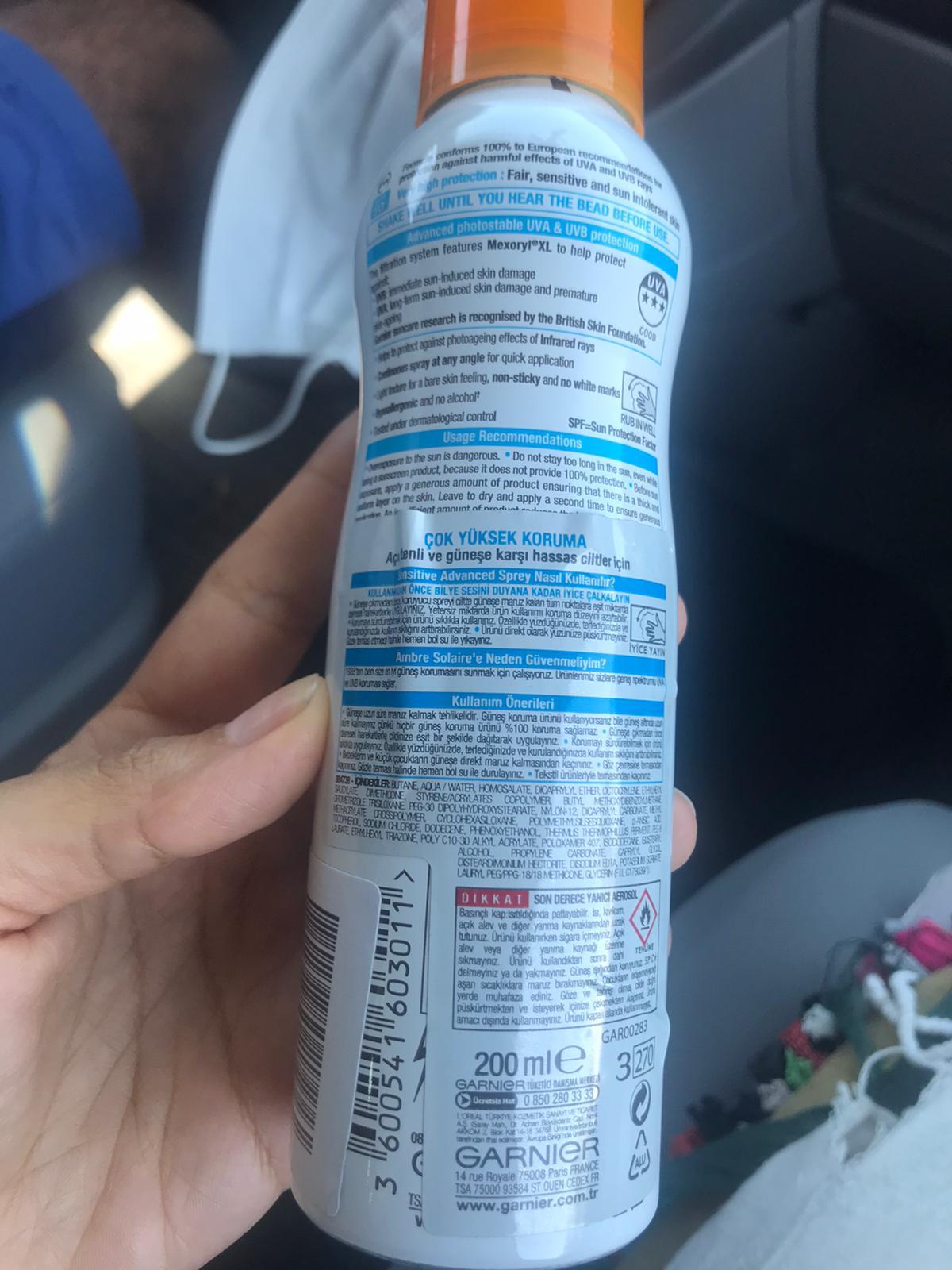 Nivea Sun Hassas Aninda Koruma Gunes Spreyi Gkf 50 200ml Migros
