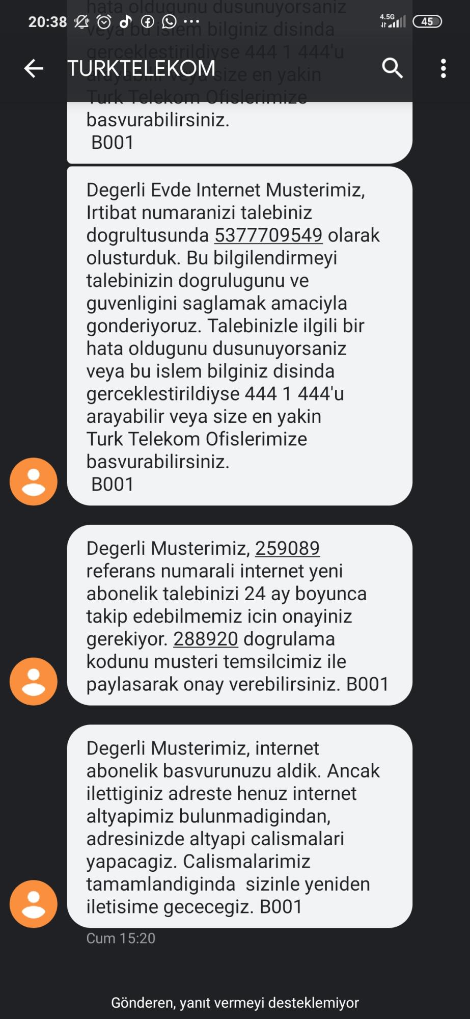 turk telekom internet altyapisi port arizasi sikayetvar