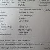 Hacettepe Üniversitesi Hastanesi Sevk Kağıdı Olan Bebeğime Bakmadılar...