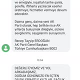 AKP Üyesi Olmamama Rağmen SMS İle Rahatsız Ediliyorum