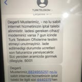 Türk Telekom Pişmanlıktır !