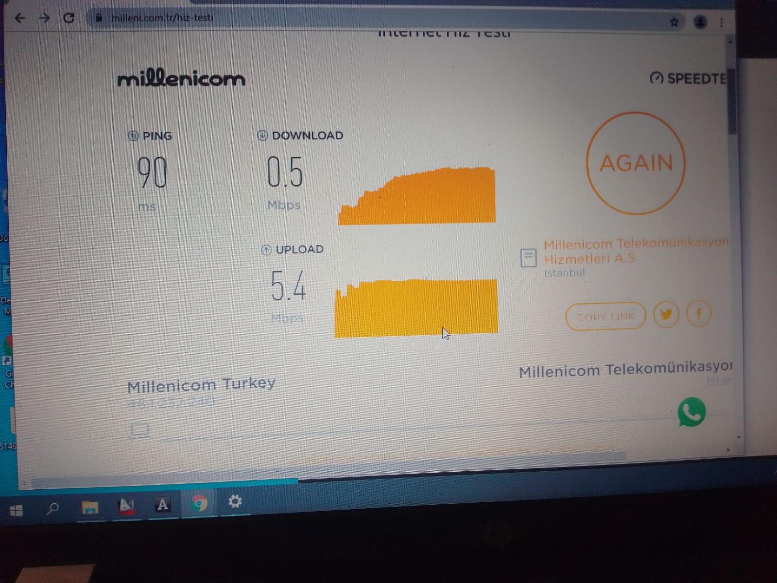 Millenicom Nternet H Z D Kl Ve Nternet Kopmas Ikayetvar