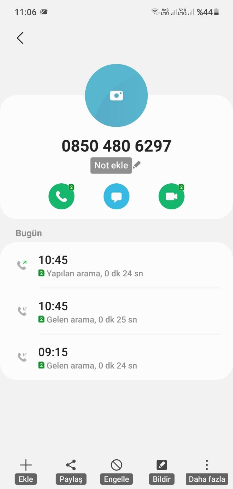 0850 ve 480 Şikayetleri - 69/79 - Şikayetvar