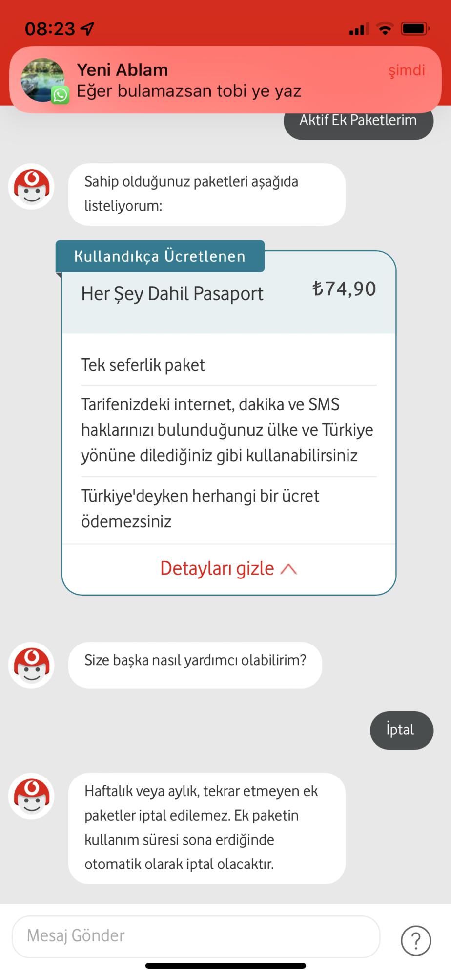 Vodafone Her Ey Dahil Pasaport Paketini Otomatik Aktif Etti Ikayetvar