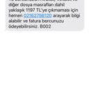 Crif Türkiye Borç Hakkında Atılan SMS