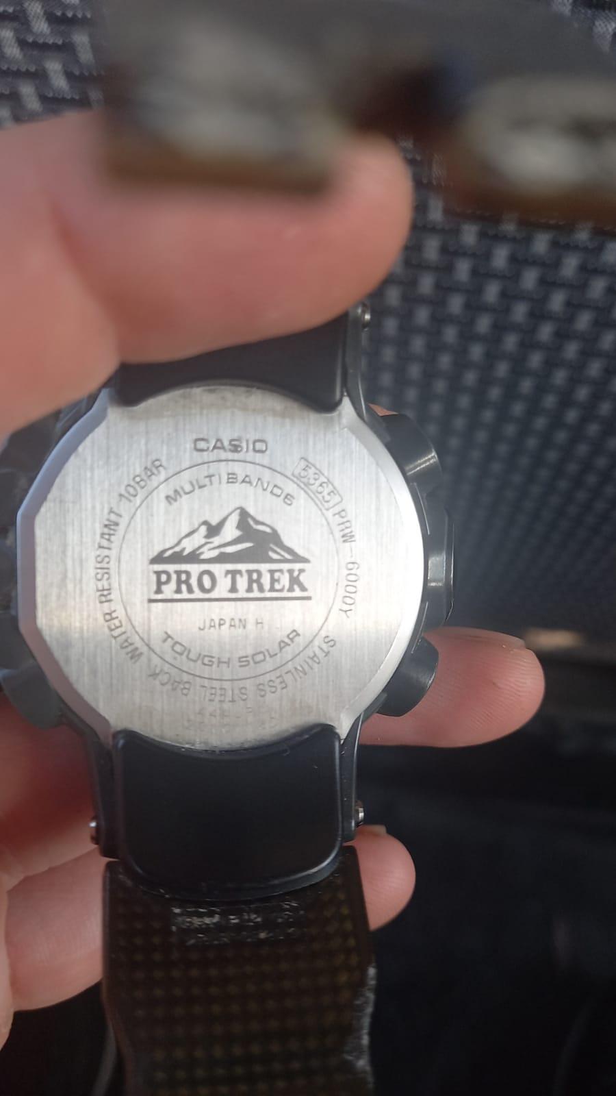 casio pro trek kordon