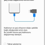 Samsung Telefon A52 Şarj Cihazı Bağlantısını Kontrol Edin Uyarısı!