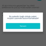 Türk Telekom Ek Paket Alamıyorum