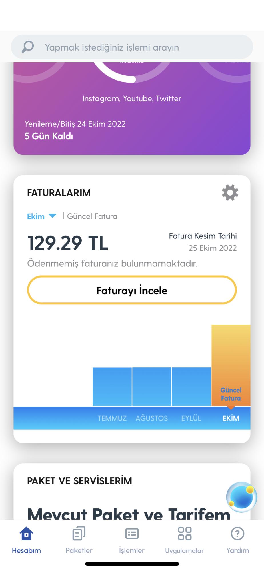 turkcell geciken fatura İçin açma kapama bedeli yansıtmış Şikayetvar