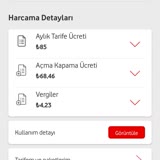 Vodafone Açma Kapama Bedeli