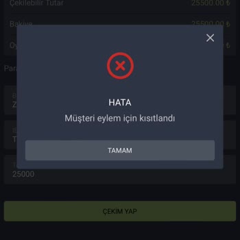 Galabet Para Çekme İptali
