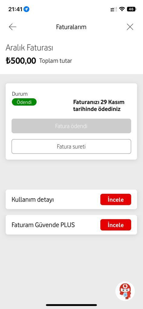 Vodafone Her Ey Dahil Pasaport Tl Fatura G Nderdi Ikayetvar