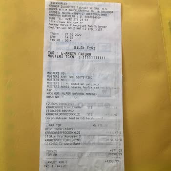 Karaca Ürünün Kargolanmaması, Hiç Bilgi Verilmemesi