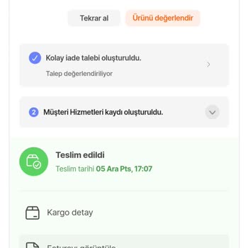 Hepsiburada Teslimatı Yapılmayan Ürünü İade Ettiğim Söyleniyor (sanal Olarak)