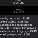 Vodafone Pişmanlıktır