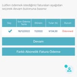 Türk Telekom Fatura Ödeme Yaptım 10 Gün Sonra Tekrar Ödenmemiş Faturanız Var