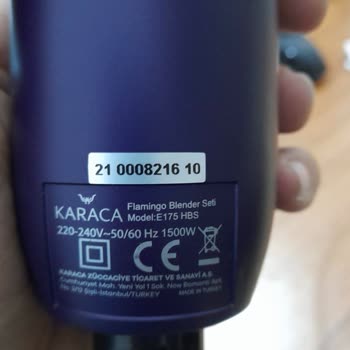 Karaca Züccaciye Blender Setinde Bıçağın Takıldığı Plastik Eridi