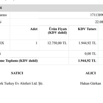 Vorwerk'ün Garanti Kapsamındaki Tm6 Ürününe 3800 Tl Ücret Talep Etmesi
