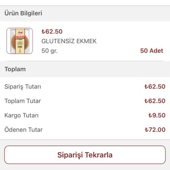 İhe Ekmek Siparişinde Sorun