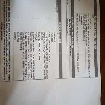 ZTE Kusurlu Ve Ayıplı Ürün Cep Telefonu