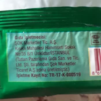 Şok Marketler Tatlan Pazarlama -Taşkale Helva Acı Tat