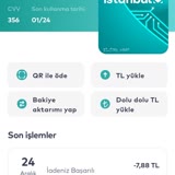 Belbim (İstanbulkart) QR Kod İle Alınan Fazla Ücret