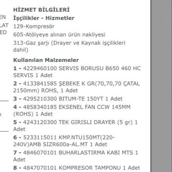 Arçelik Yetkili Servis Taşeron İş Verme Ve Parça Teslim Etmeme