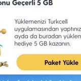 Turkcell Hafta Sonu Geçerli 5 GB İnterneti Kullanamıyorum.